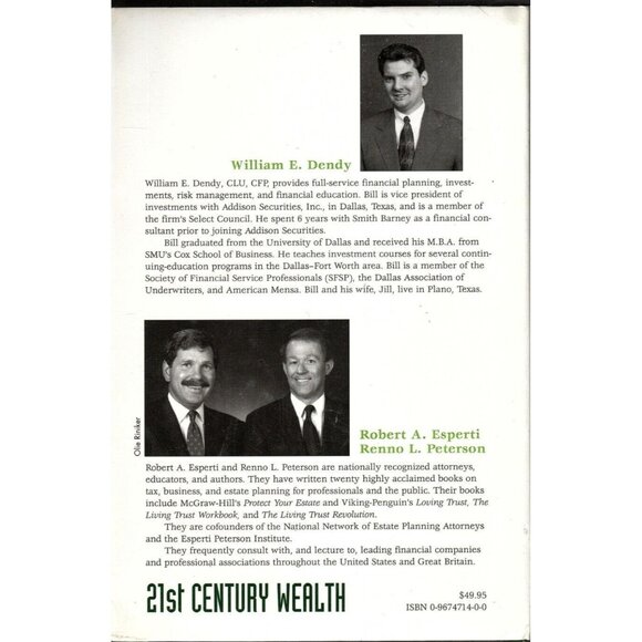 21st Century Wealth: Essential Financial Planning Principles Special Edition New - Picture 2 of 2